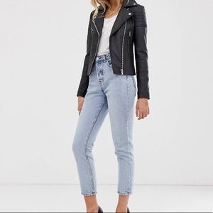 Barney’s Original Leather Biker Jacket